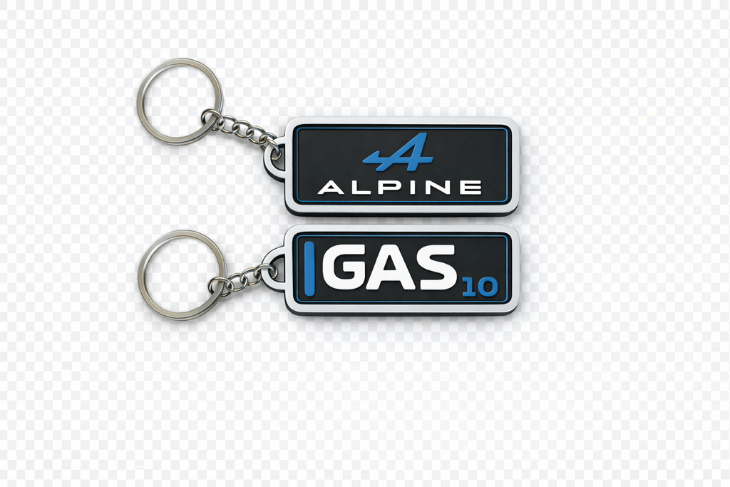 F1 Driver Tag Keychain